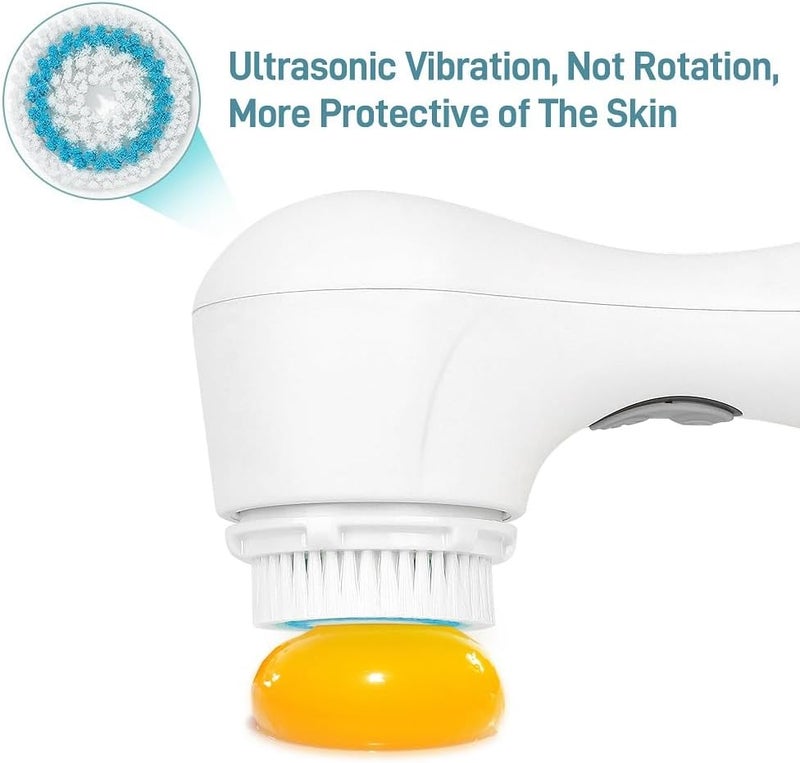 Microtree Brush Head Replacement Compatible with Clarisonic Mia 1, Mia 2, Mia Fit, 2 Pack, Radiance Facial Cleansing Brush Replacement Head - Image 5